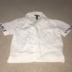 bnwot forever 21 “unavailable” collared button up